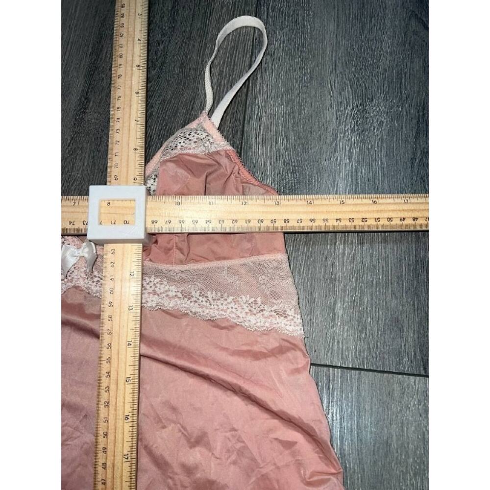 Affinitas Womens Blush Pink Underwire Y2K Nighty dress XS A005492 - Picture 6 of 8